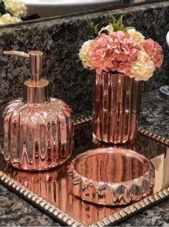 Kit Lavabo RoseGold 3 peças - comprar online