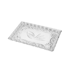 Travessa de Cristal Janine 30x20cm Lyor - P&B Decor