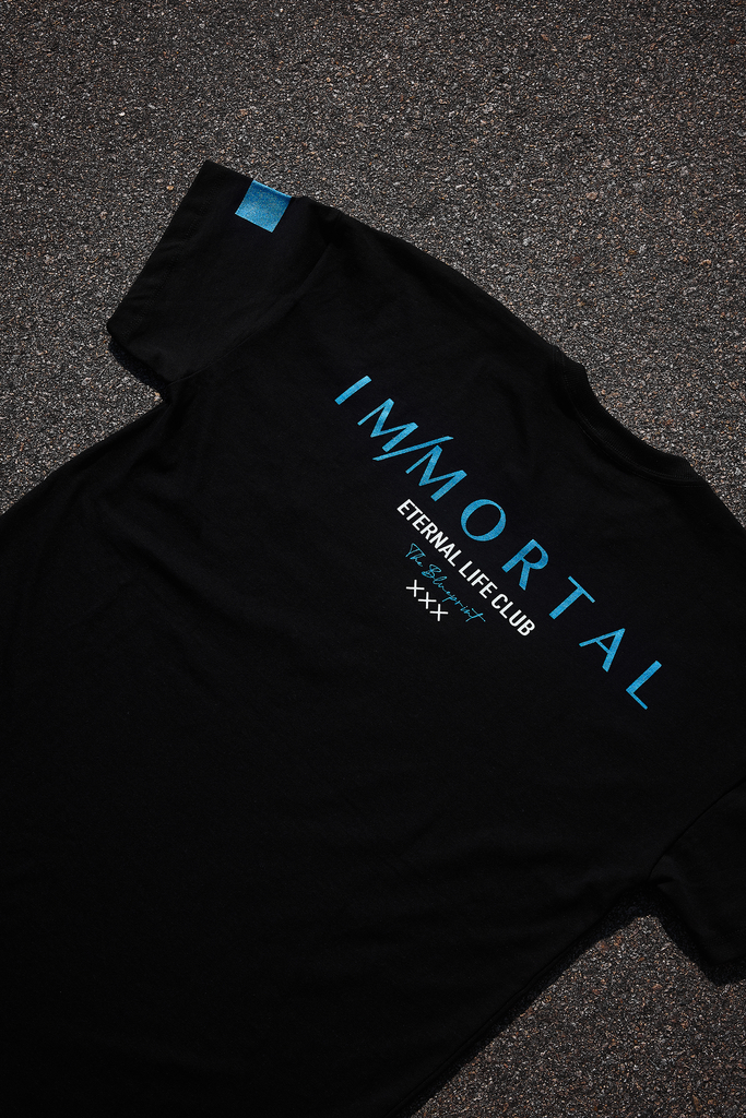 Camiseta Preta - Eternal Life Club - IM/MORTAL
