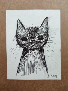 Gato en tinta