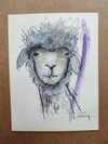 Alpaca en tinta