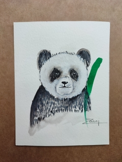 Panda en tinta