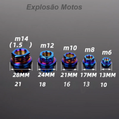 Porca de Titânio M6/M8/M10/M12 na internet