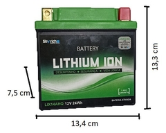 Bateria Lithium 100 CCA Com Carregador mais leve e mais forte - comprar online