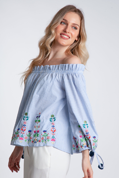 Blusa Geraldine #E020 - tienda online