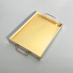 Bandeja Espelhada - Dourada 39x16x4,5 - comprar online
