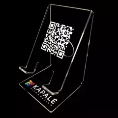 Porta Celular Dobrado - Logo e QR Code - Kapalê Comunicação Visual