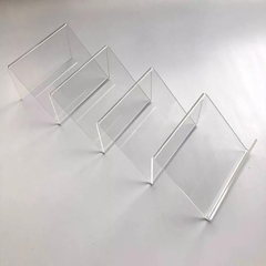 Kit com 10 displays tipo escadinha acrilico cristal - comprar online