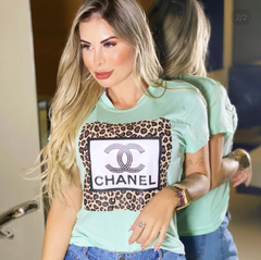 T SHIRT VERDE ÁGUA CHANEL