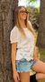 BLUSA MANGA PRINCESA CON ONDAS VTCH 5062 en internet