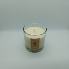Vela aromatica en vaso de vidrio