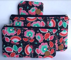 Trio de Necessaires - Floral Escandinavo