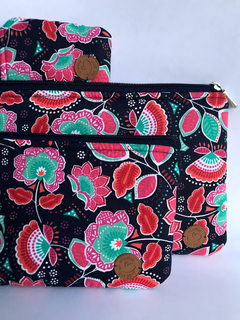 Trio de Necessaires - Floral Escandinavo na internet