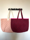 Bolsa Dupla Face Lona Rose