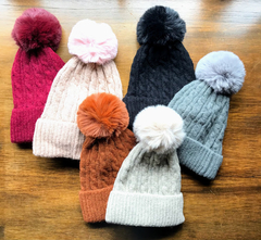 Touca de Inverno com Pompom