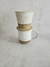 Conjunto individual café branco