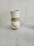 Conjunto individual para café Naturalis branco