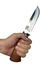 CUCHILLO DE CAZA 27CM MANGO MADERA - comprar online