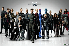 "X Men" Banner para colgar 120x80cm