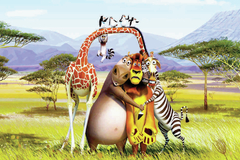 "Madagascar" Banner para colgar 120x80cm