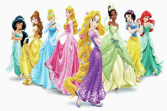 "Las Princesas" Banner para colgar 120x80cm