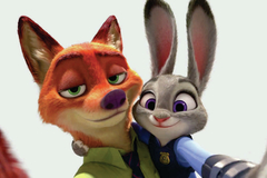 "Nick y Judy" Banner para colgar 120x80cm