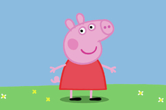 "Peppa Pig"Banner para colgar 120x80cm