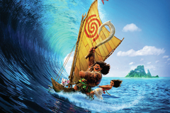 "Moana" Banner para colgar 120x80cm