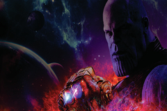 "Thanos" Banner para colgar 120x80cm