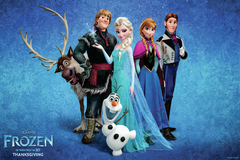 "Frozen" Banner para colgar 120x80cm