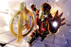 "Iron Man" Banner para colgar 120x80cm