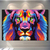 Arte Moderno- " Lion" -Mural en vinilo adhesivo- 120x80 cm