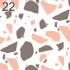 " Pink " Modelo Terrazzo-Vinilo adhesivo. 100x100