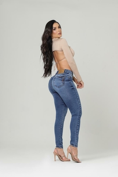 Calça Jeans Original Levanta Bumbum Modeladora SHOPLE A-9 na internet