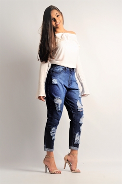 Calça Jeans Feminina ultra modelador Mon SHOPLE