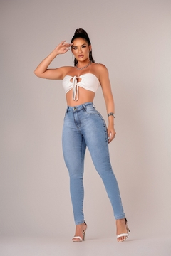 Calça Jeans Feminina EMPINA Bumbum e MODELA SHOPLE A-13 na internet
