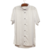 Camisa de botão Viscose Branca Lisa - White - loja online