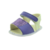 Sandalias violeta con glitter