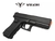 Pistola Airsoft Spring Vigor Glock Gk-v20 Fullmetal + Bbs - comprar online