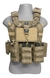 Colete Modular Plate Carrier Fecho Contato +8 Acessórios - warriortatico