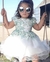 Vestido Infantil Verde com Strass no Tamanho 2 - Petit Cherie na internet