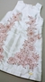 Imagem do Vestido Infantil Off White Rosa com Strass e Bordados no Tamanho 6 - Petit Cherie