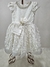 Vestido Infantil Branco Pétalas no Tamanho 2 - Petit Cherie