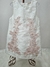 Vestido Infantil Off White Rosa com Strass e Bordados no Tamanho 6 - Petit Cherie