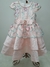 Vestido Infantil Rosa com Verde e Rendas no Tamanho 2 - Petit Cherie