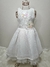 Vestido Infantil Branco com Tule no Tamanho 6 - Petit Cherie