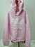 Blusa Infantil Rosa com Branco no Tamanho 7 a 8 ORIGINAL - FILA