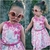 Vestido Infantil Rosa com Borboletas no Tamanho 2 - Petit Cherie - Kids Mix ♡ Verdadeiras Princesas