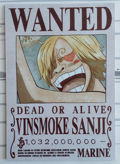 One Piece - Vinsmoke Sanji WANTED