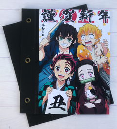 Kimetsu no Yaiba - Nezuko, Tanjiro, Inosuke y Zenitsu